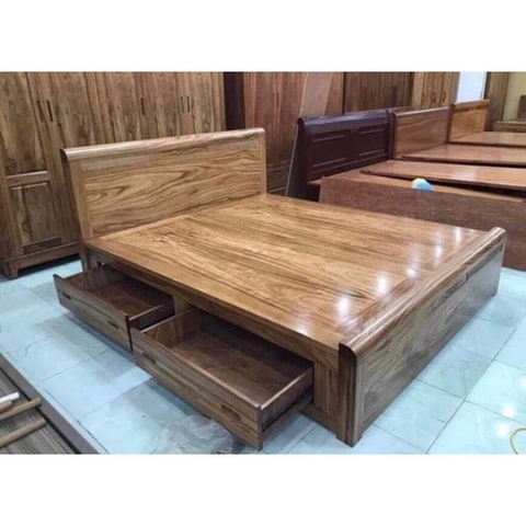 Giường gỗ hương xám(m6*200)