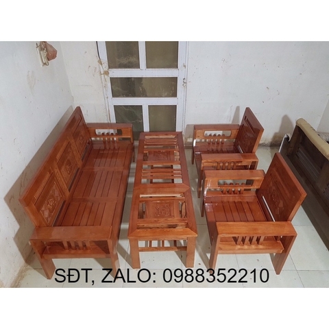 bàn ghế gỗ sồi