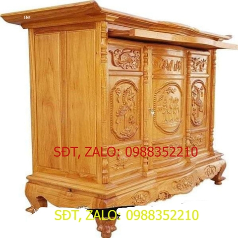 [Trả góp 0%] TỦ THỜ GỖ GÕ ĐỎ DÀI 1M75 CAO 1M25 NGANG 70cm , BÀN CÚNG , TỦ THỜ GỖ CAO CẤP