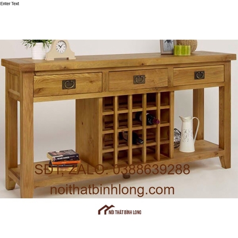 [HCM]Bàn trang trí gỗ sồi Mỹ nhập khẩu