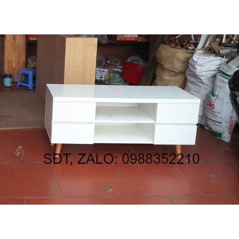 [Free ship]Kệ ti vi chân gỗ rộng 140 Mẫu 7