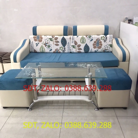 bộ Sofa giá rẻ kèm bàn kính