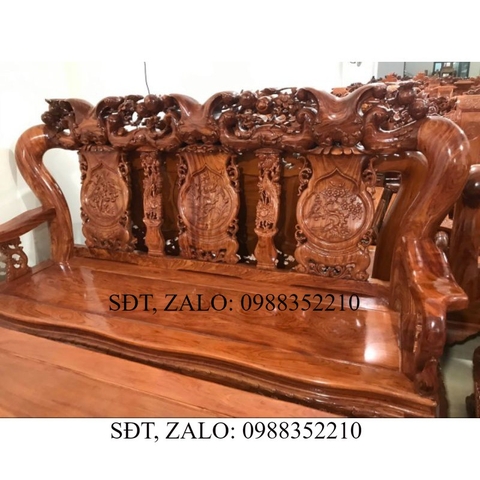 Ghế Bộ Cổ Phòng Khách Làm Bằng Gỗ Hương Đá Hoàn Toàn