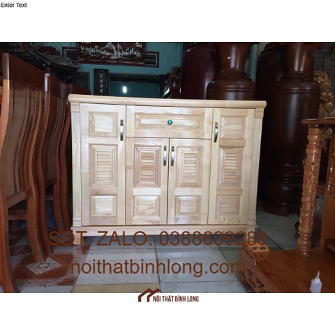[HCM]Tủ giày dép go soi tự nhiên 1m20