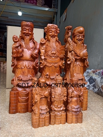 Tượng Tam Đa Gỗ Hương