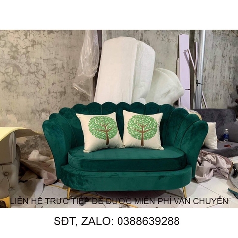 ghế sofa sò kích thước 1m6 sẵn