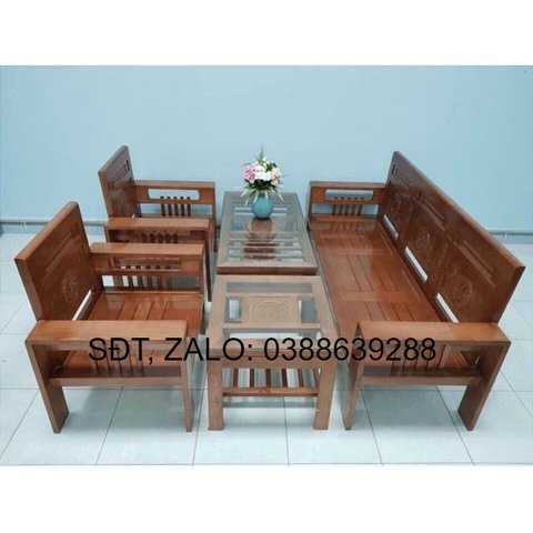 Bô bàn ghê phong khach  Gô tư nhiên