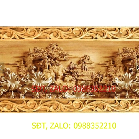 Tranh Treo Tường Giả Điêu Khắc - Gỗ MDF Hàn Quốc cao cấp