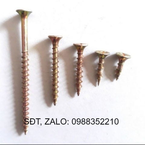 Vít gỗ vàng ren thưa M4x20mm túi 100 con...