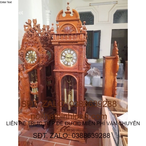 Đồng hồ hoa dây tiền gỗ hương đá, hàng tuyển vân chọn gỗ kỹ càng. Liên hệ shope để đặt hàng