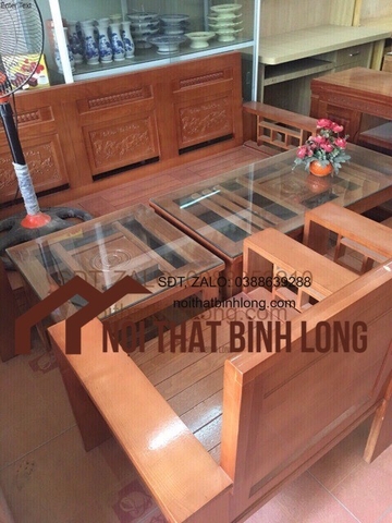 ghế phòng khách nhỏ gỗ sồi
