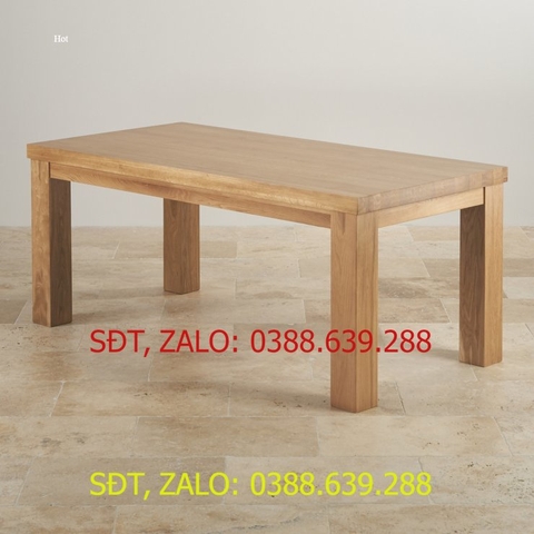 [Freeship][Trả góp 0%] Bàn ăn Sherwood gỗ sồi BÌNH LONG tùy chọn kích thước