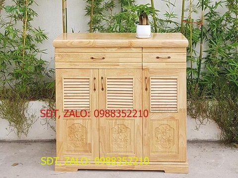 Tủ Giày Gỗ Thông 1M , TỦ DÀY DÉP GỖ
