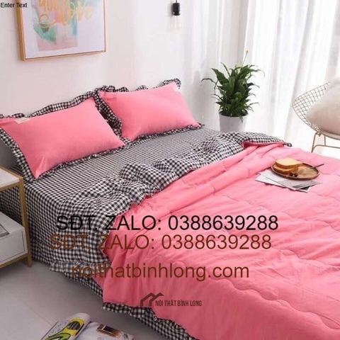 Bộ chăn ga gối cotton