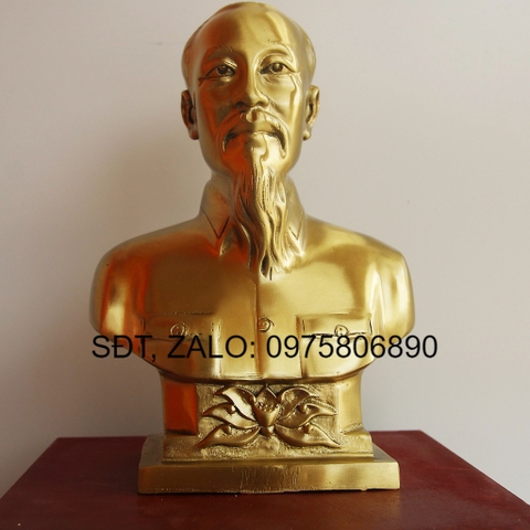 Tượng Bác Hồ Chân Dung Cao 21Cm