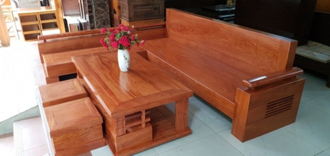 BỘ BÀN GHẾ GỖ SỒI NGA PHÒNG KHÁCH