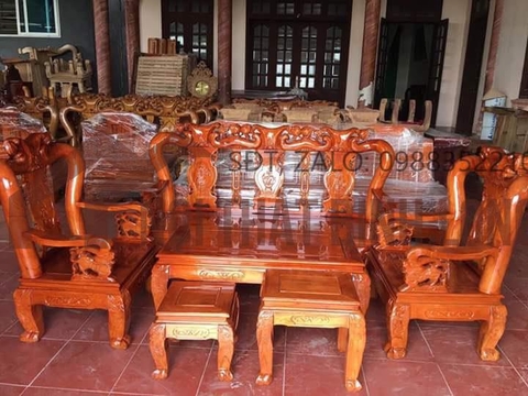 Bộ bàn ghế gỗ lim minh đào