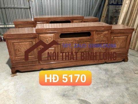 Kệ tivi gỗ hương đá 2m2