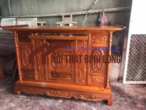 Tủ thờ gỗ mít 1m27, 1m53, 1m75