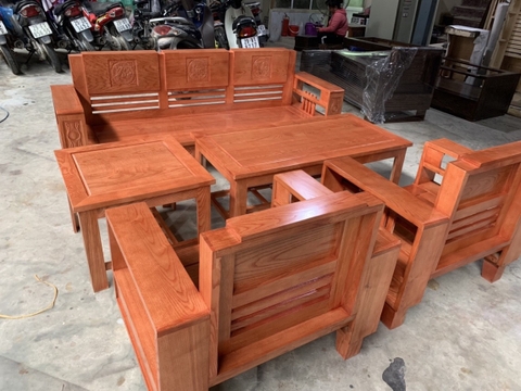 BỘ BÀN GHẾ GỖ SỒI NGA