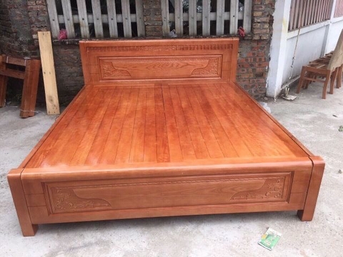 giường ngủ gỗ xoan đào