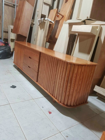 Kệ tivi gỗ sồi