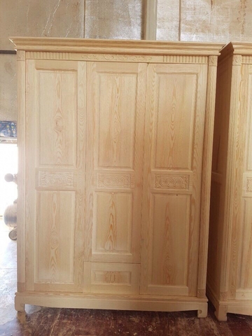 Tủ quần áo gỗ sồi 3 cánh