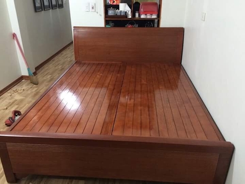 Giường ngủ gỗ hương đá phòng ngủ