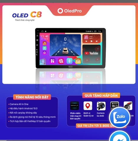 DVD Oled chính hãng C8 New ( 3-32G) - BH 18 tháng - phụ kiện 6-12 tháng