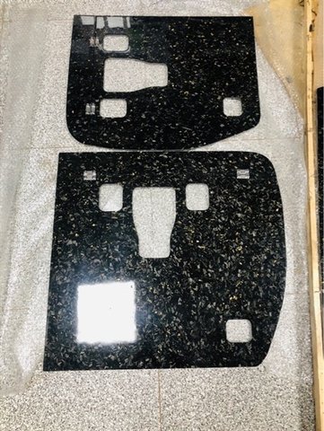 Sàn Cacbon nhũ vàng lững ghế 3 - Carival