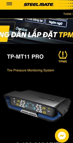 Áp suất lốp NLMT Steelmate TP-MT11 Pro( BH 36T )