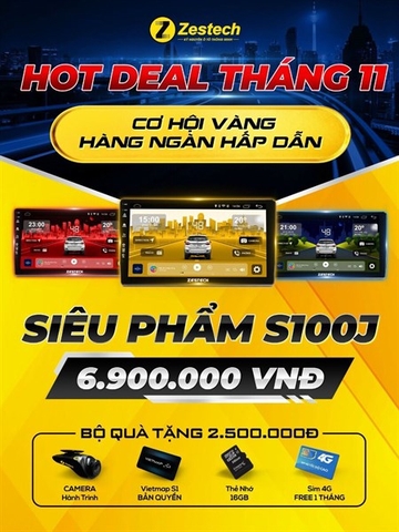 Màn hình Zentech 2-32G-S100J 10 inch- BH 18T- Phụ kiện 6T