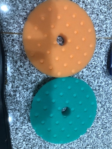 Phớt màu xanh lá 5 inch - bước 1