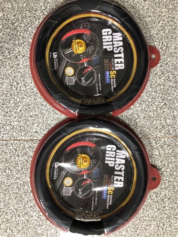 Bọc vô lăng cao cấp SC mau đen + cacbon