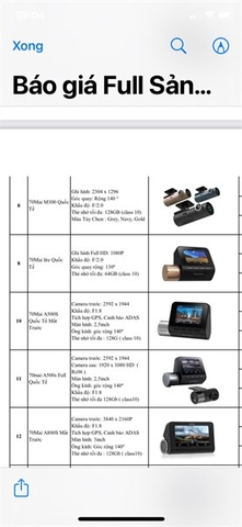 Camera sau Xaomi 70mai A500s bản quốc tế