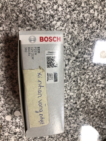 Bóng đèn Bosch P21w( đuôi vặn) 1 cái
