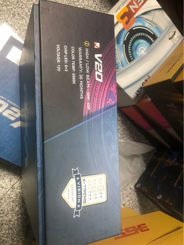 Bi Led V20- kiểu 2022- nhiệt màu 5500- BH 36T chip led 6+3