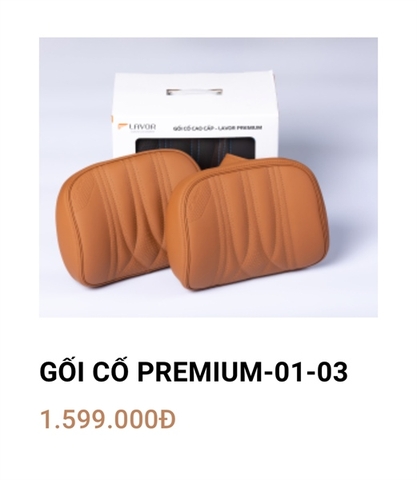 Gối cổ premium 01-3 lavor