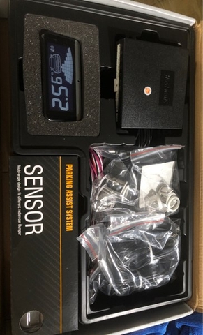 Bộ cảm biến va chạm ( lùi) V6- steelmate- màu trắng