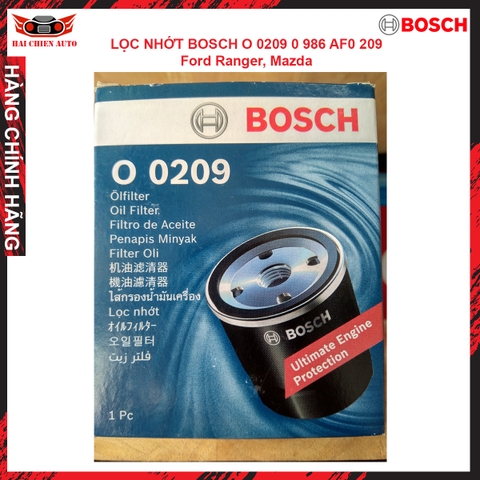 Lọc nhớt Bosch O209 dùng Ford Focus 2.0