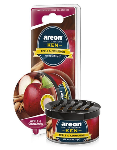 Sáp thơm ô tô hương táo & quế – Areon Ken Apple & Cinnamon