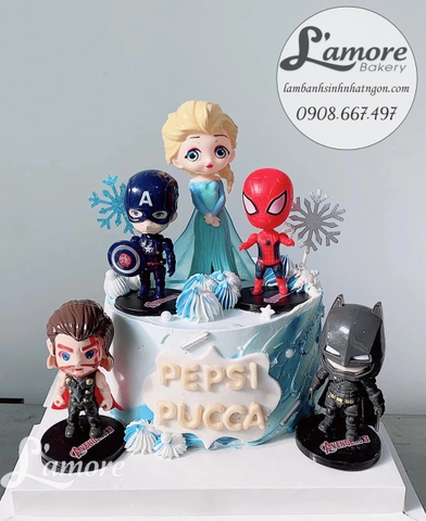 Bánh sinh nhật siêu nhân anh hùng
