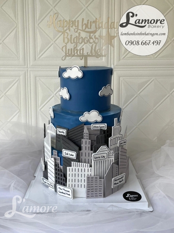 Bánh sinh nhật bà trùm BĐS Cenland Jungmen