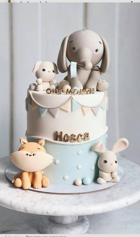 Bánh tạo hình chú voi cute