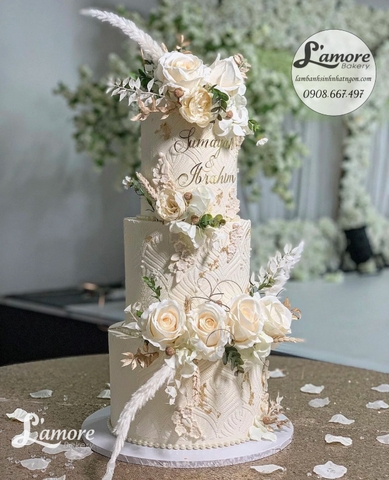 Bánh cưới phong cách vintage