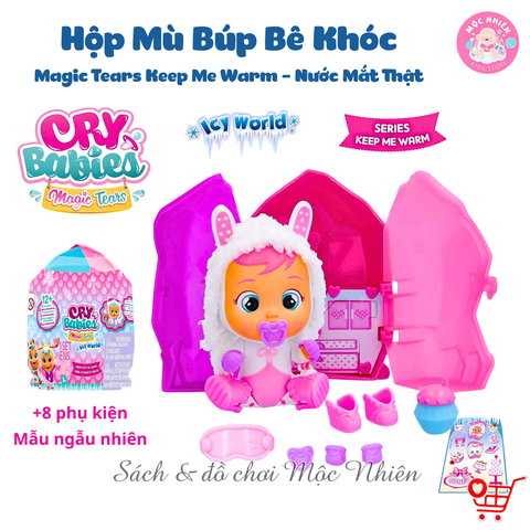 Búp bê Cry Babies Magic Tears Keep Me Warm - IMC Toys