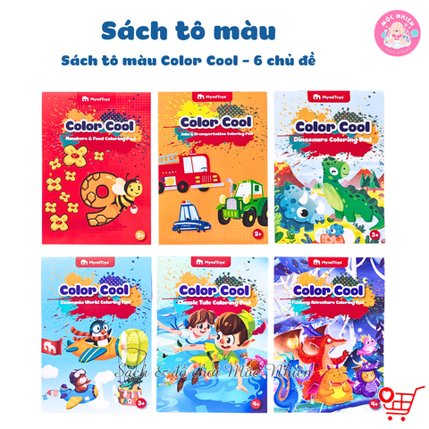 Đồ chơi giáo dục, bộ tranh tô màu cho bé từ 2 tuổi - Myndtoys Color Cool