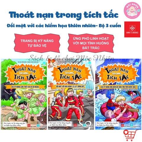 Combo 03 cuốn Sách - Thoát nạn trong tích tắc - Đinh Tị Books