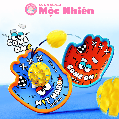 Bộ vợt ném bóng dính Mideer kèm bóng ném cao su - Suction Ball Set