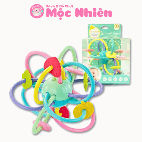 Đồ chơi lục lạc gặm nướu silicone cho bé sơ sinh - Goodway - G205